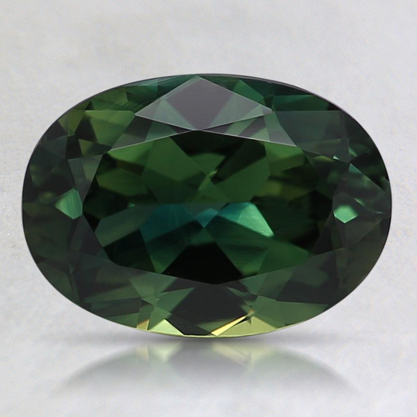 9x6.4mm Teal Oval Australian Sapphire