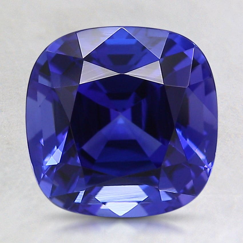 9.5mm Violet Cushion Tanzanite