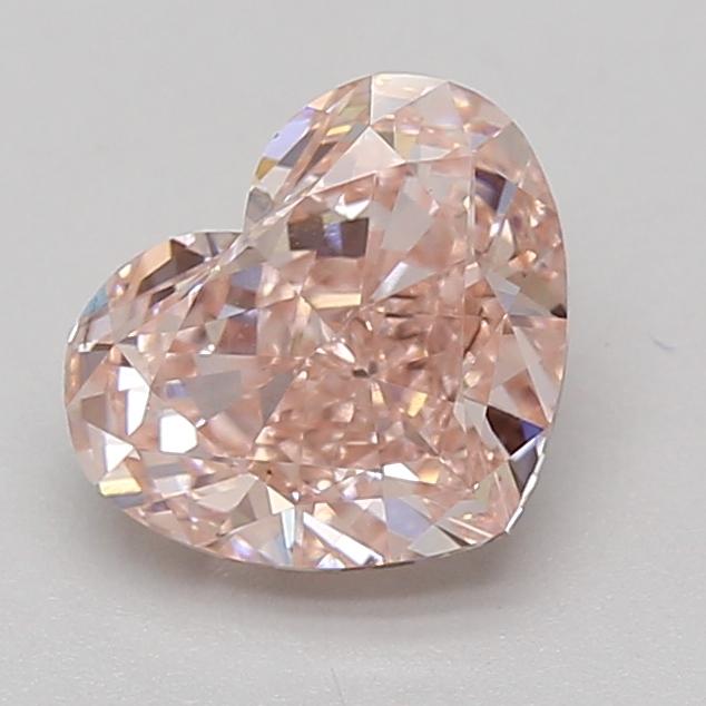 2.05 Ct. Fancy Intense Pink Heart Lab Grown Diamond