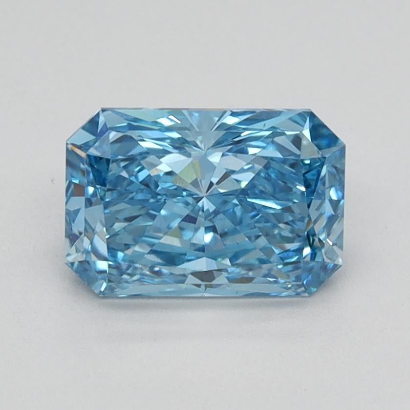 0.90 Ct. Fancy Vivid Blue Radiant Lab Grown Diamond