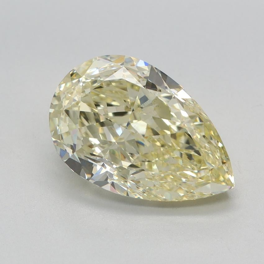 2.59 Ct. Fancy Yellow Pear Lab Grown Diamond