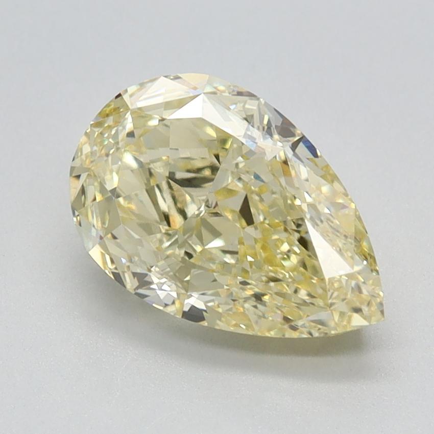 1.77 Ct. Fancy Intense Yellow Pear Lab Grown Diamond