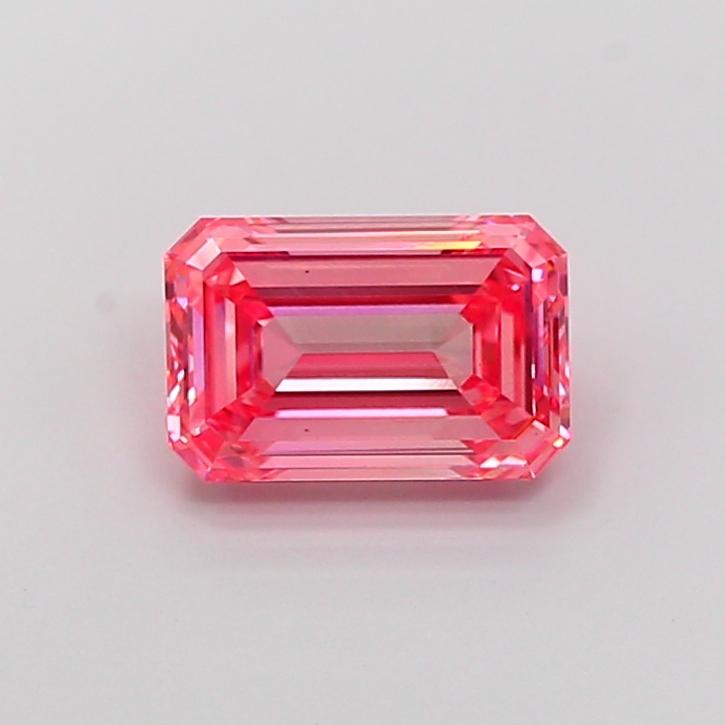 2.0 Ct. Fancy Vivid Pink Emerald Lab Grown Diamond