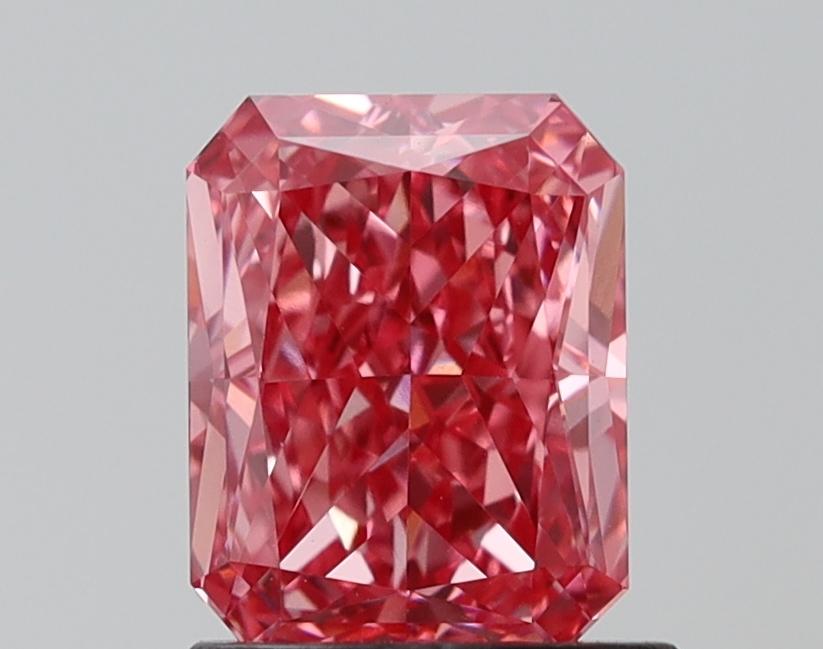 1.17 Ct. Fancy Vivid Pink Radiant Lab Grown Diamond
