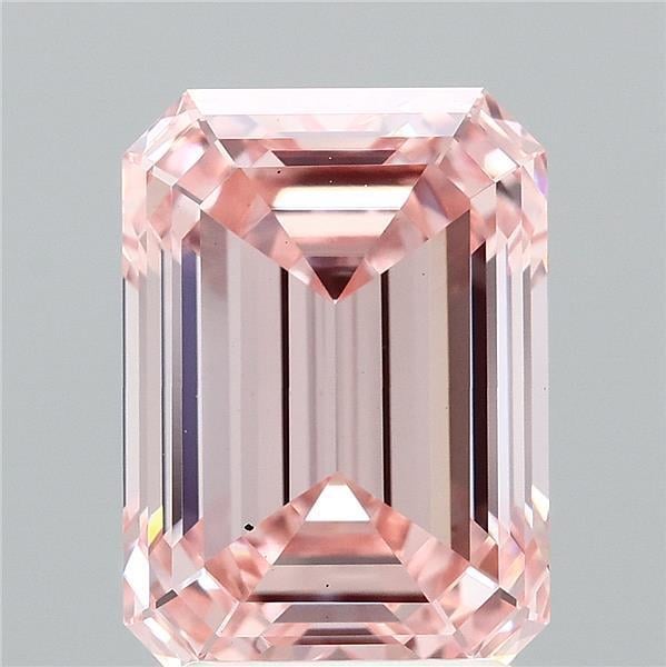3.06 Ct. Fancy Intense Pink Emerald Lab Grown Diamond