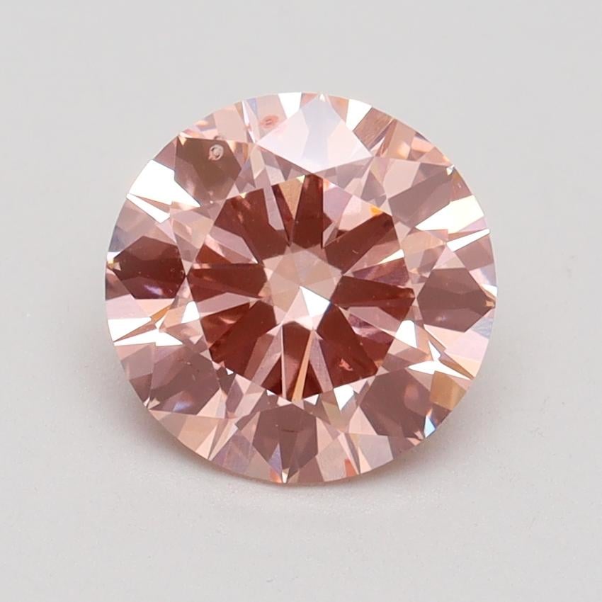1.81 Ct. Fancy Intense Pink Round Lab Grown Diamond