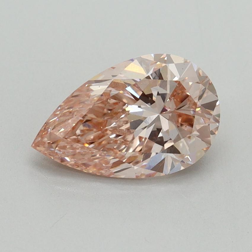 1.51 Ct. Fancy Intense Pink Pear Lab Grown Diamond