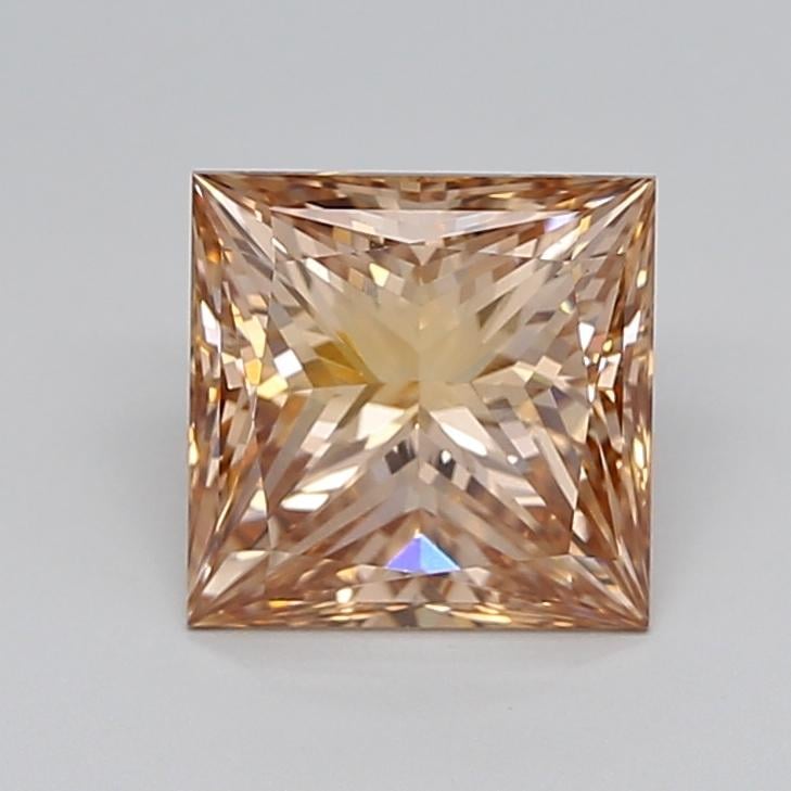 2.97 Ct. Fancy Light  Brown Princess Lab Grown Diamond