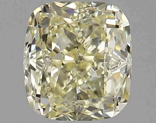 0.8 Ct. Fancy Light Yellow Cushion Diamond