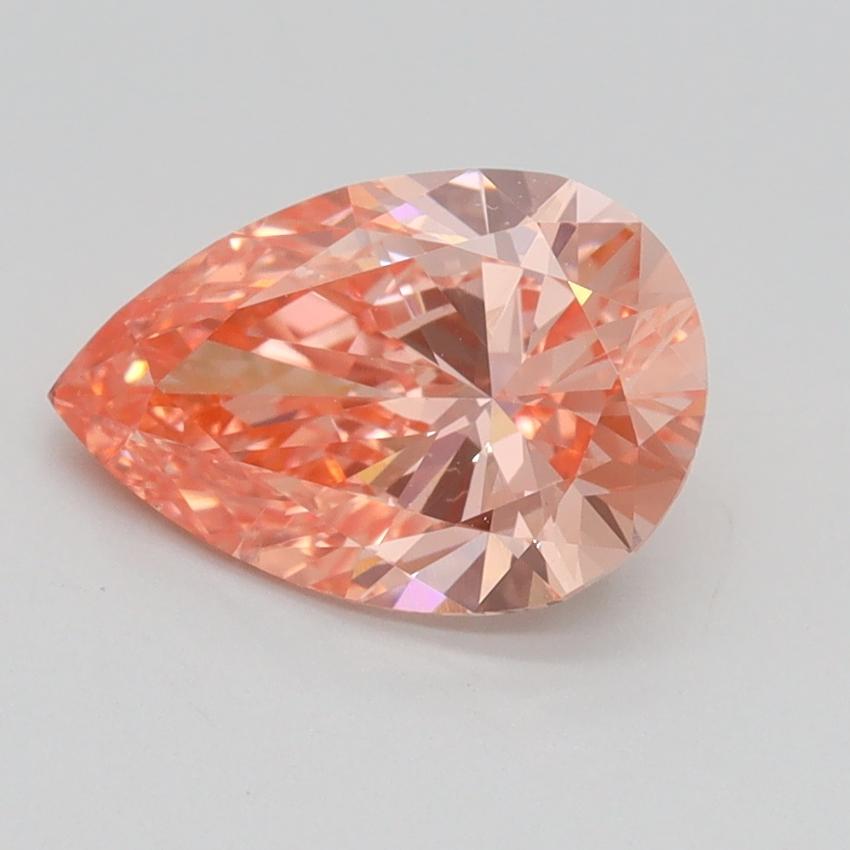 1.80 Ct. Fancy Vivid Pink Pear Lab Grown Diamond