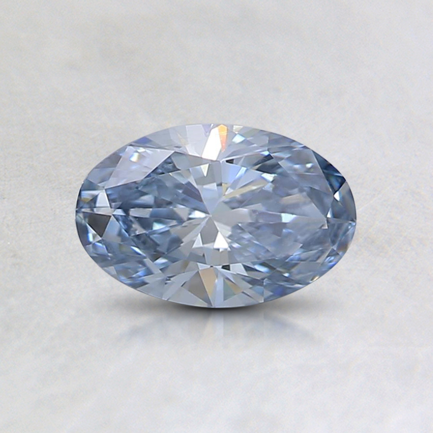 0.50 Ct. Fancy Blue Oval Lab Grown Diamond