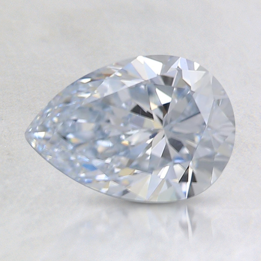 1.00 Ct. Very Light Blue Pear Lab Created Diamond