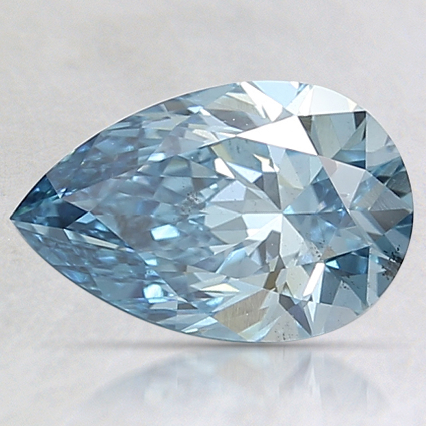1.50 Ct. Fancy Vivid Blue Pear Lab Created Diamond
