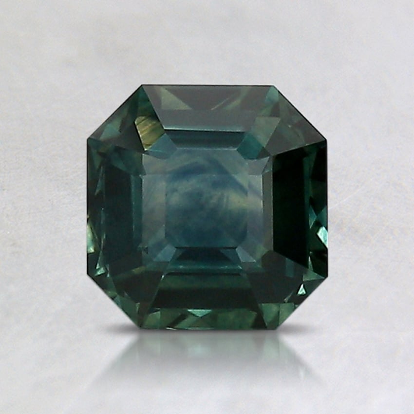 5.9x5.8mm Teal Asscher Montana Sapphire