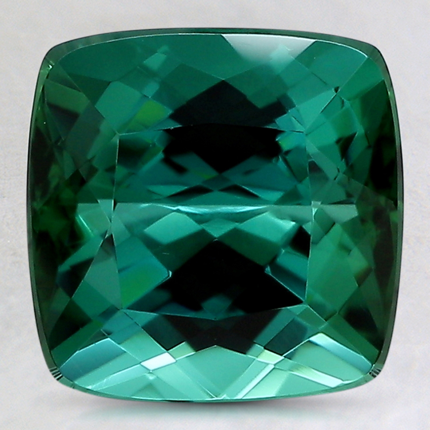 8.9mm Teal Cushion Tourmaline