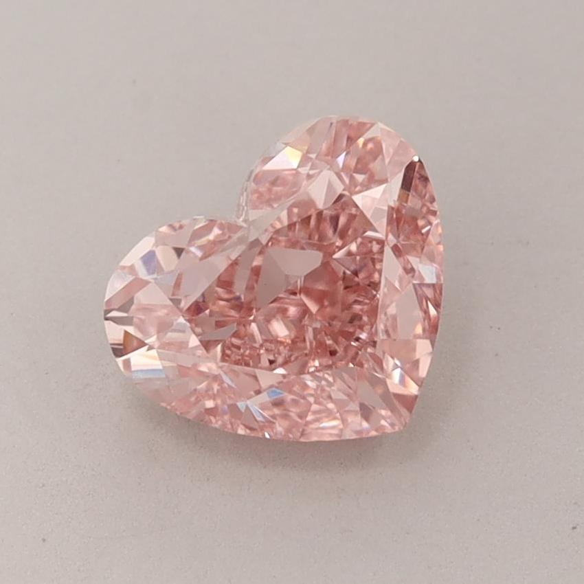 1.59 Ct. Fancy Vivid Pink Heart Lab Grown Diamond