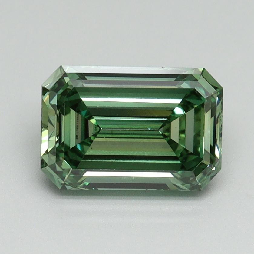 1.50 Ct. Fancy Vivid Green Emerald Lab Grown Diamond