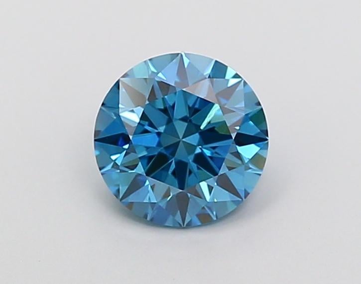 1.10 Ct. Fancy Vivid Blue Round Lab Grown Diamond