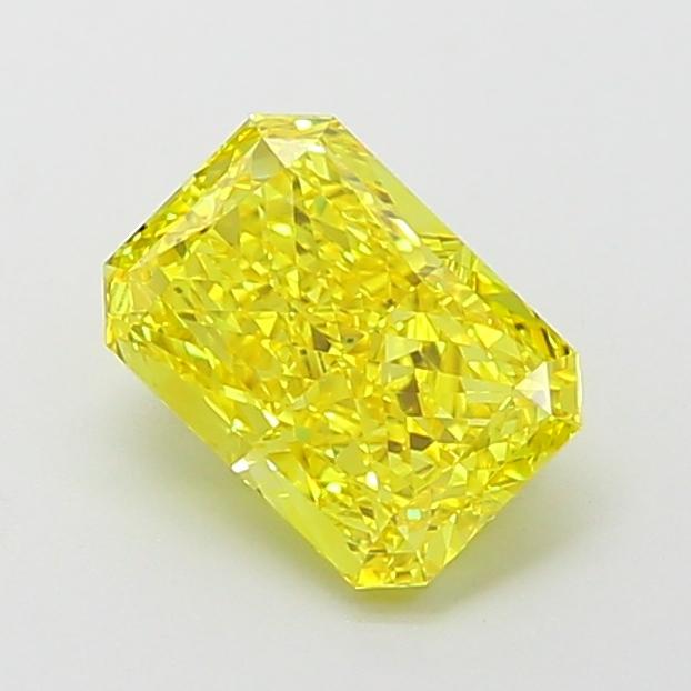 1.51 Ct. Fancy Vivid Yellow Radiant Lab Grown Diamond