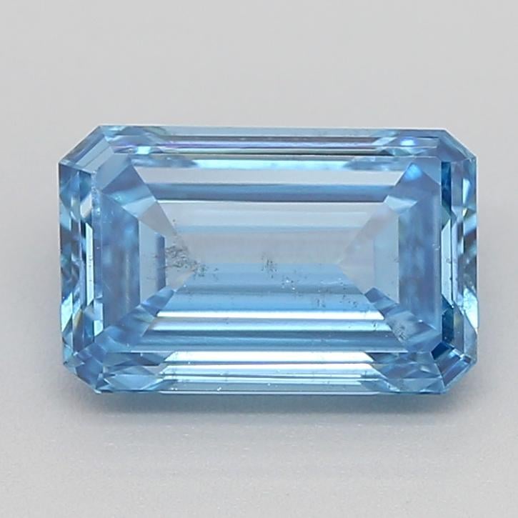0.99 Ct. Fancy Vivid  Blue Emerald Lab Grown Diamond