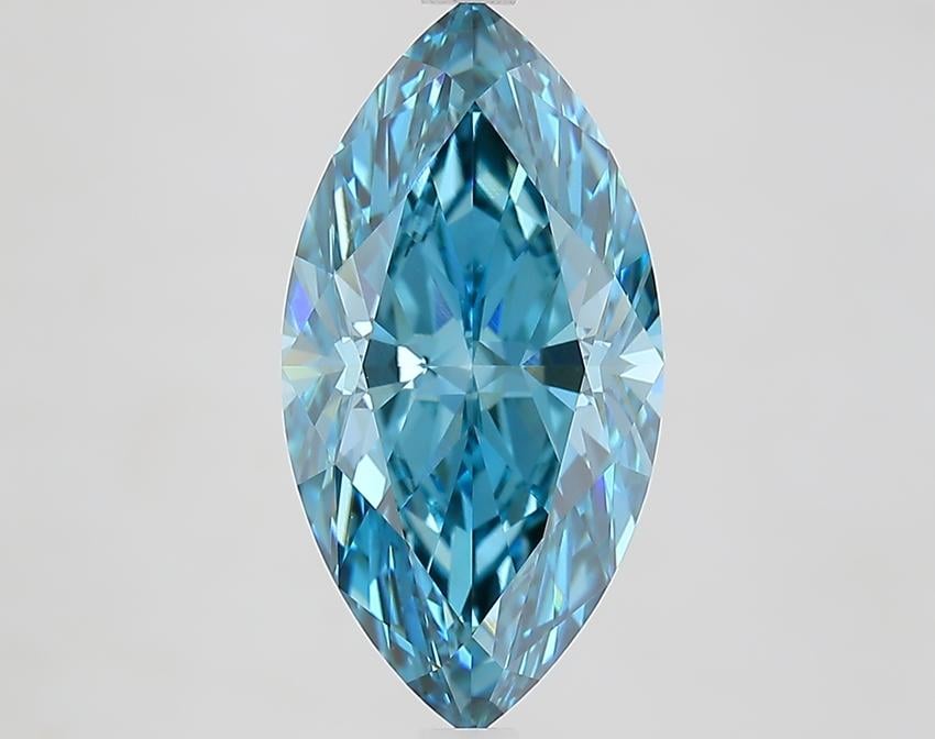 4.10 Ct. Fancy Vivid Pink Marquise Lab Grown Diamond