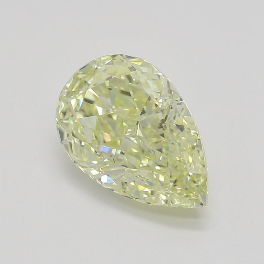 1.02 Ct. Fancy Light Yellow Pear Diamond