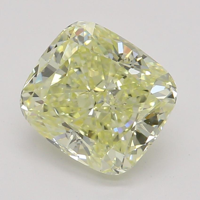1.02 Ct. Fancy Light Yellow Cushion Diamond