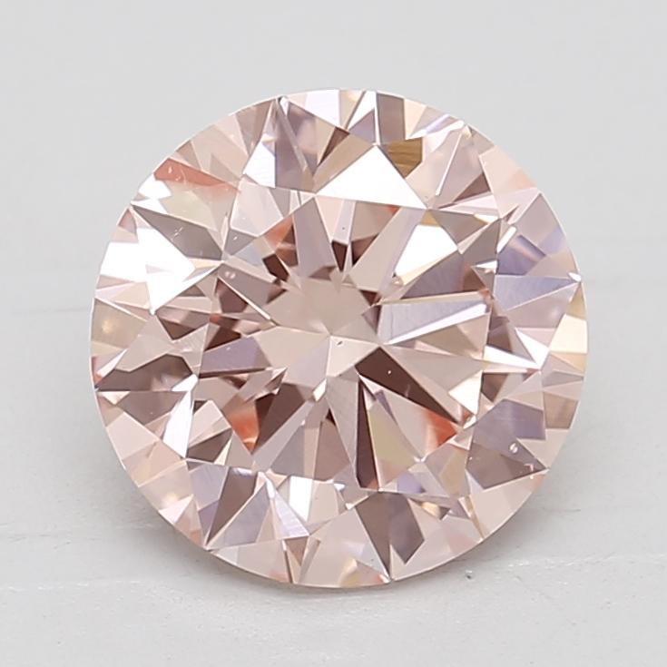 2.70 Ct. Fancy Intense Pink Round Lab Grown Diamond