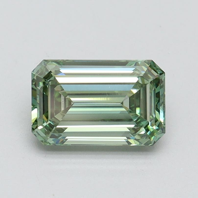 1.08 Ct. Fancy Vivid Green Emerald Lab Grown Diamond