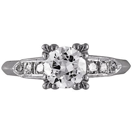 Art Nouveau Diamond Vintage Ring