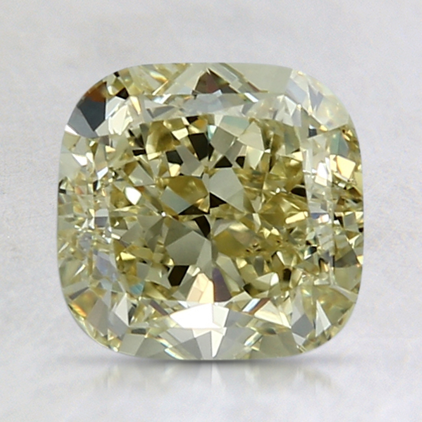2.53 Ct. Fancy Yellow Cushion Diamond