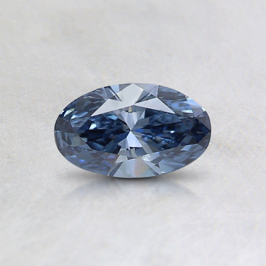 0.31 Ct. Fancy Deep Blue Oval Lab Grown Diamond