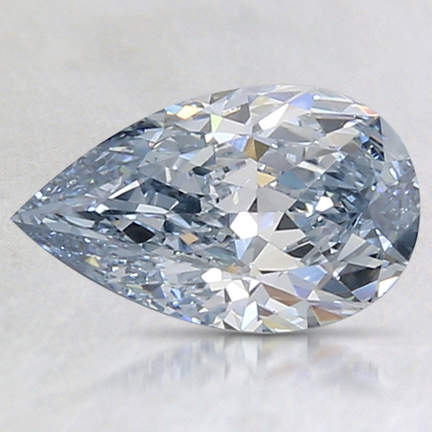 1.03 Ct. Fancy Blue Pear Lab Grown Diamond