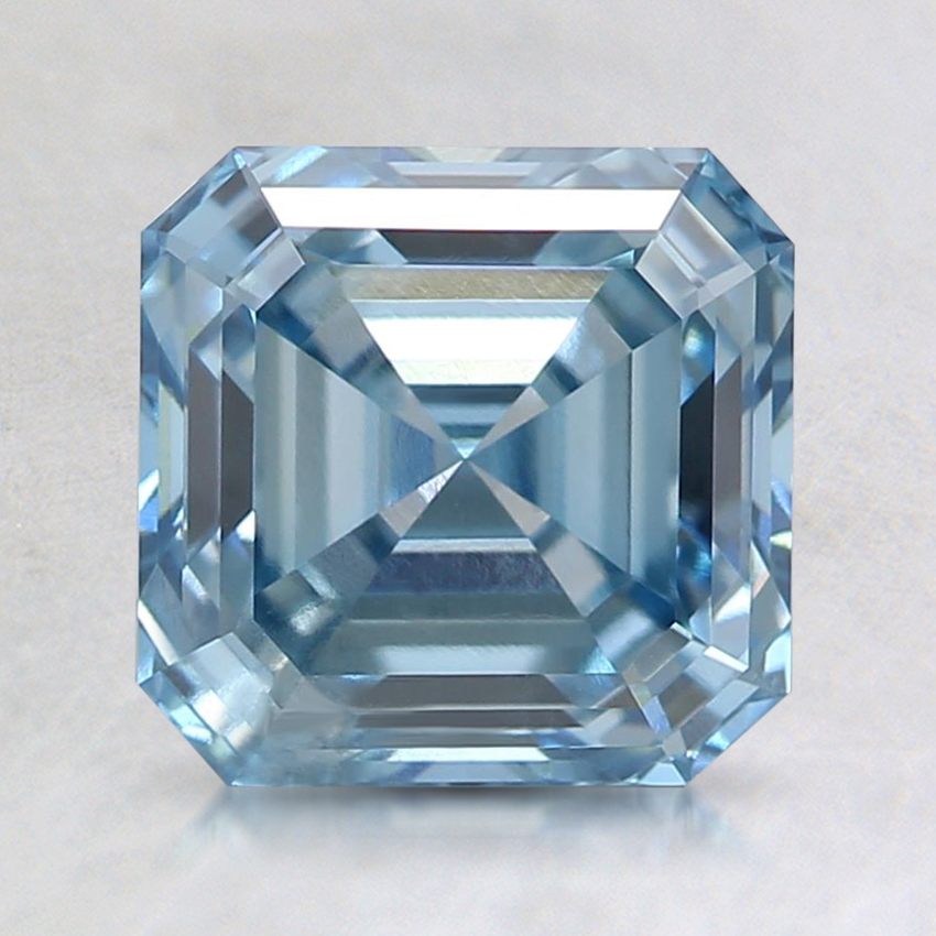 2.09 Ct. Fancy Intense Blue Asscher Lab Grown Diamond