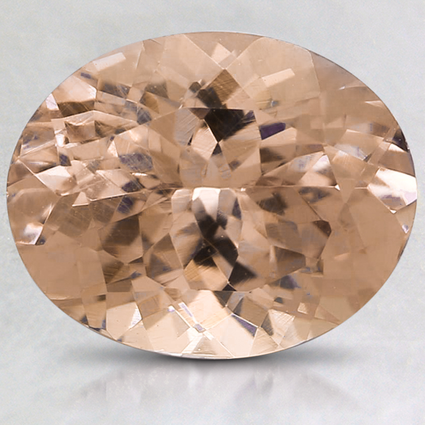 10x8mm Peach Oval Garnet