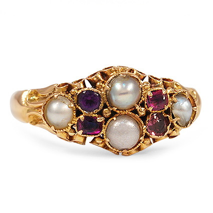 Victorian Pearl Vintage Ring | Lada | Brilliant Earth