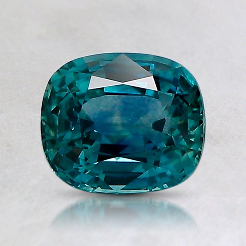 6.9x5.9mm Blue Cushion Montana Sapphire