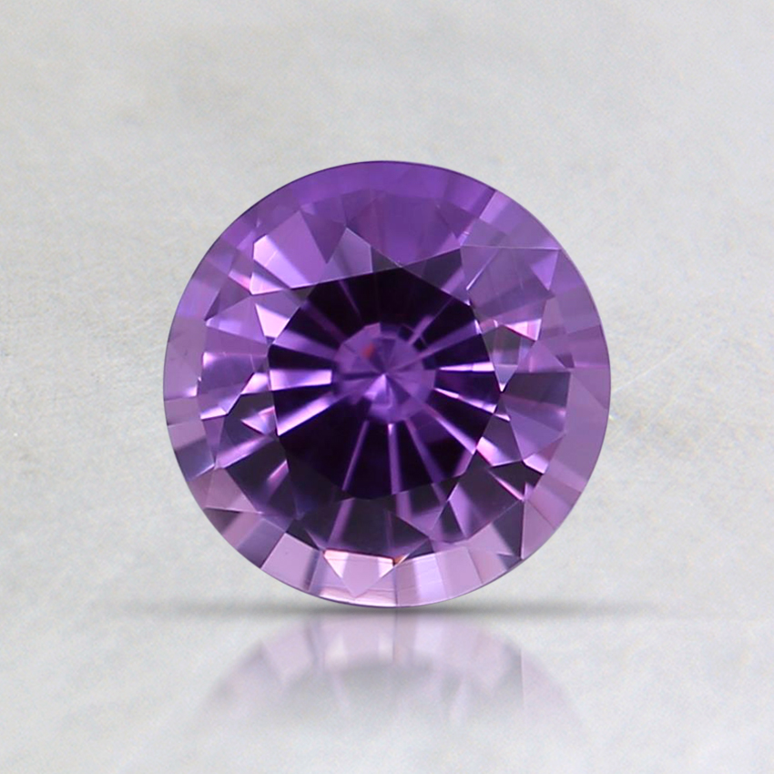 5.9mm Unheated Purple Round Sapphire