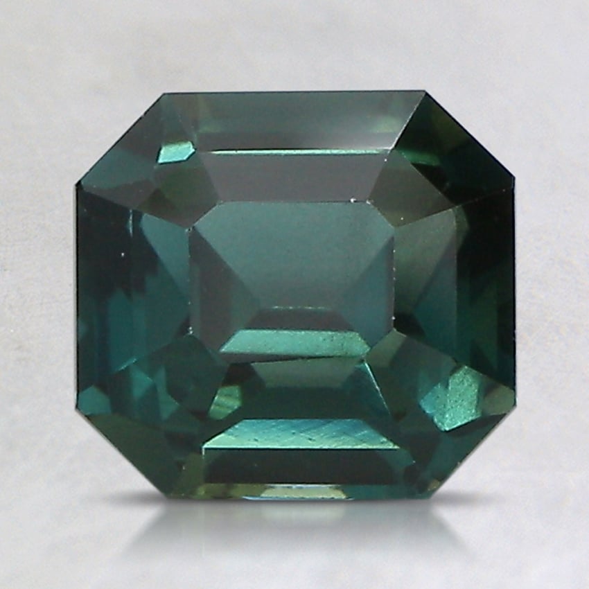 7.7x7.2mm Teal Emerald Sapphire