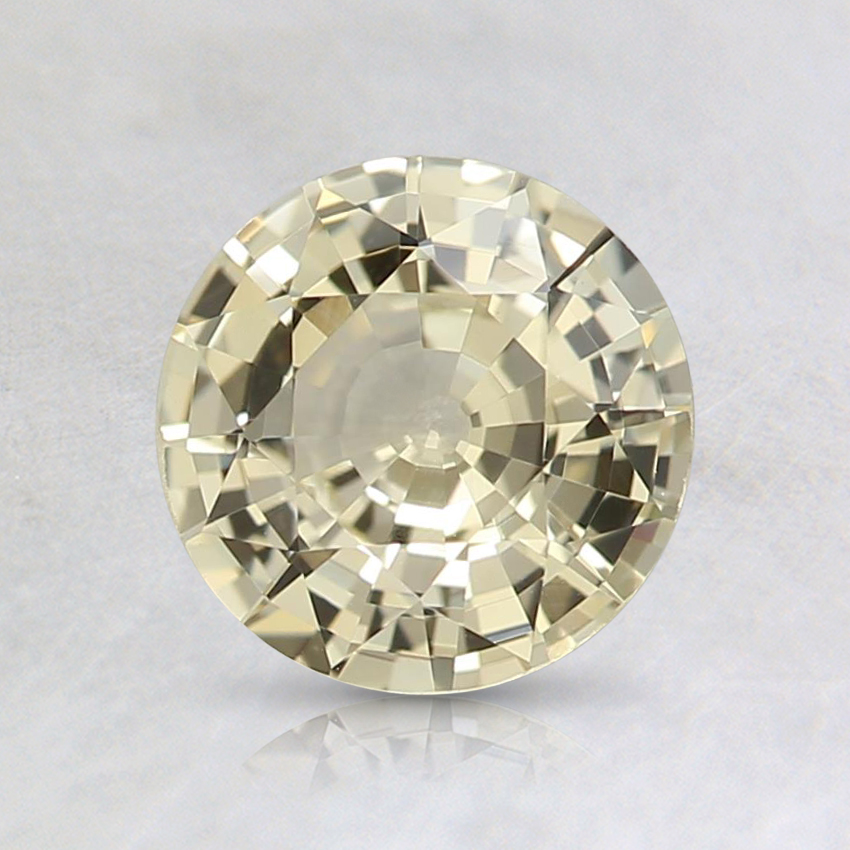 6.5mm Yellow Round Sapphire