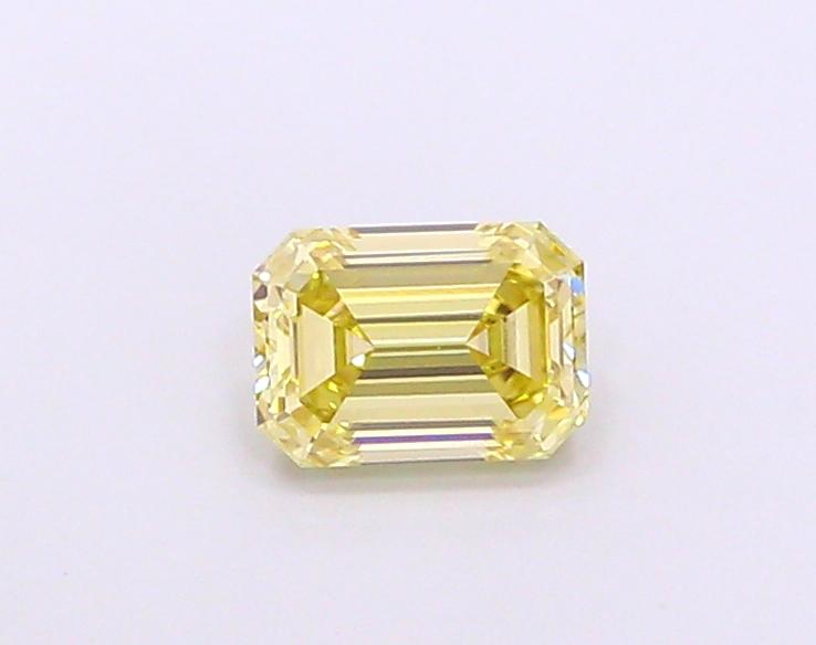 1.08 Ct. Fancy Light Yellow Emerald Lab Grown Diamond