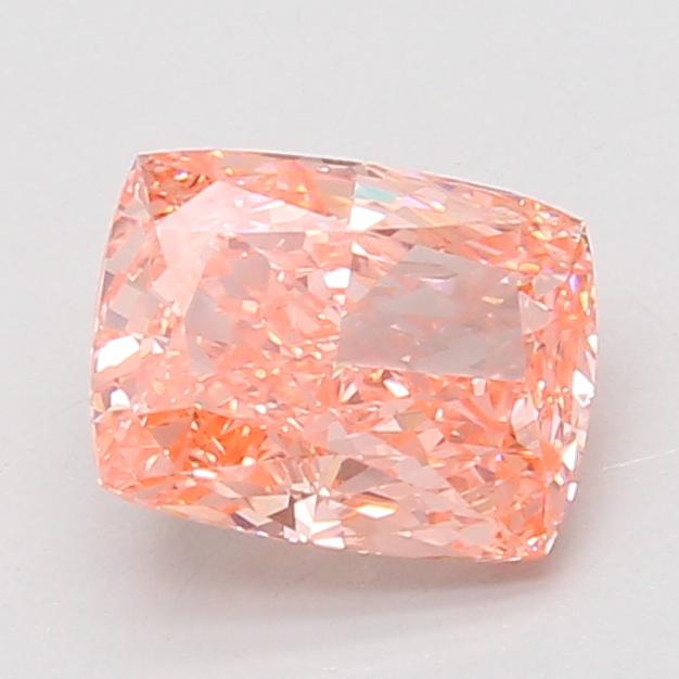 1.99 Ct. Fancy Vivid Pink Cushion Lab Grown Diamond