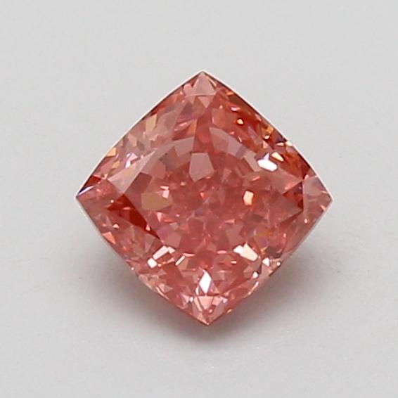 0.83 Ct. Fancy Vivid Pink Cushion Lab Grown Diamond