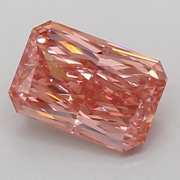 1.53 Ct. Fancy Vivid Pink Radiant Lab Grown Diamond
