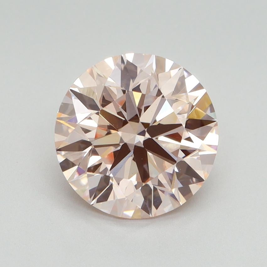 3.05 Ct. Fancy Intense Pink Round Lab Grown Diamond