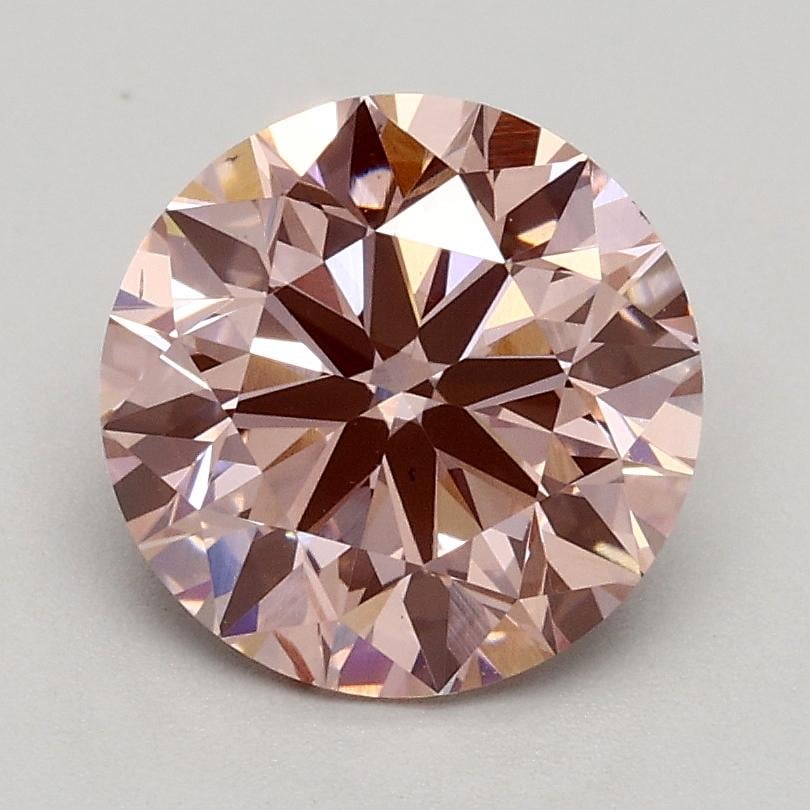 1.50 Ct. Fancy Intense Pink Round Lab Grown Diamond