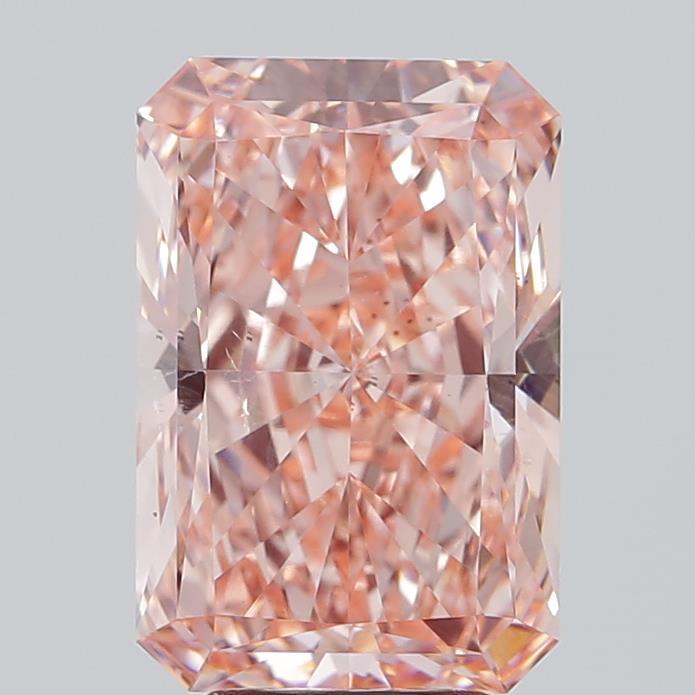 5.01 Ct. Fancy Vivid  Pink Radiant Lab Grown Diamond