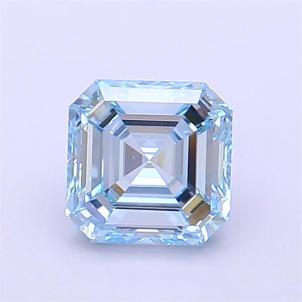 1.15 Ct. Fancy Intense Blue Asscher Lab Grown Diamond