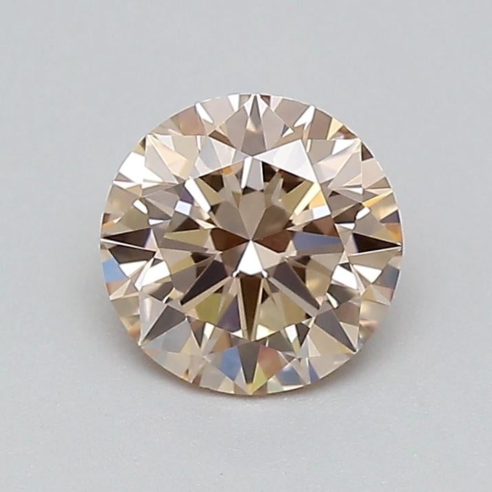 0.46 Ct. Light  Brown Round Lab Grown Diamond
