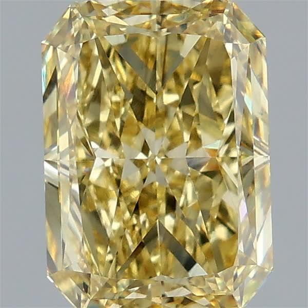3.02 Ct. Fancy Intense Yellow Radiant Lab Grown Diamond